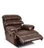 Otium Leatherette 1 Seater Motorized Recliner In Brown Colour