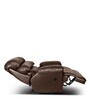 Otium Leatherette 1 Seater Motorized Recliner In Brown Colour