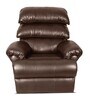Otium Leatherette 1 Seater Motorized Recliner In Brown Colour