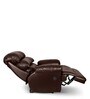 Otium Leatherette 1 Seater Motorized Recliner In Brown Colour