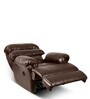 Otium Leatherette 1 Seater Motorized Recliner In Brown Colour