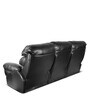 Otium Leatherette Motorized 3 Seater Recliner In Black Colour