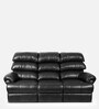 Otium Leatherette Motorized 3 Seater Recliner In Black Colour