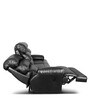 Otium Leatherette Motorized 3 Seater Recliner In Black Colour