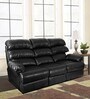 Otium Leatherette Motorized 3 Seater Recliner In Black Colour