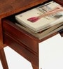 Werfel Solid Wood Writing Table In Scratch Resistant Honey Oak Finish