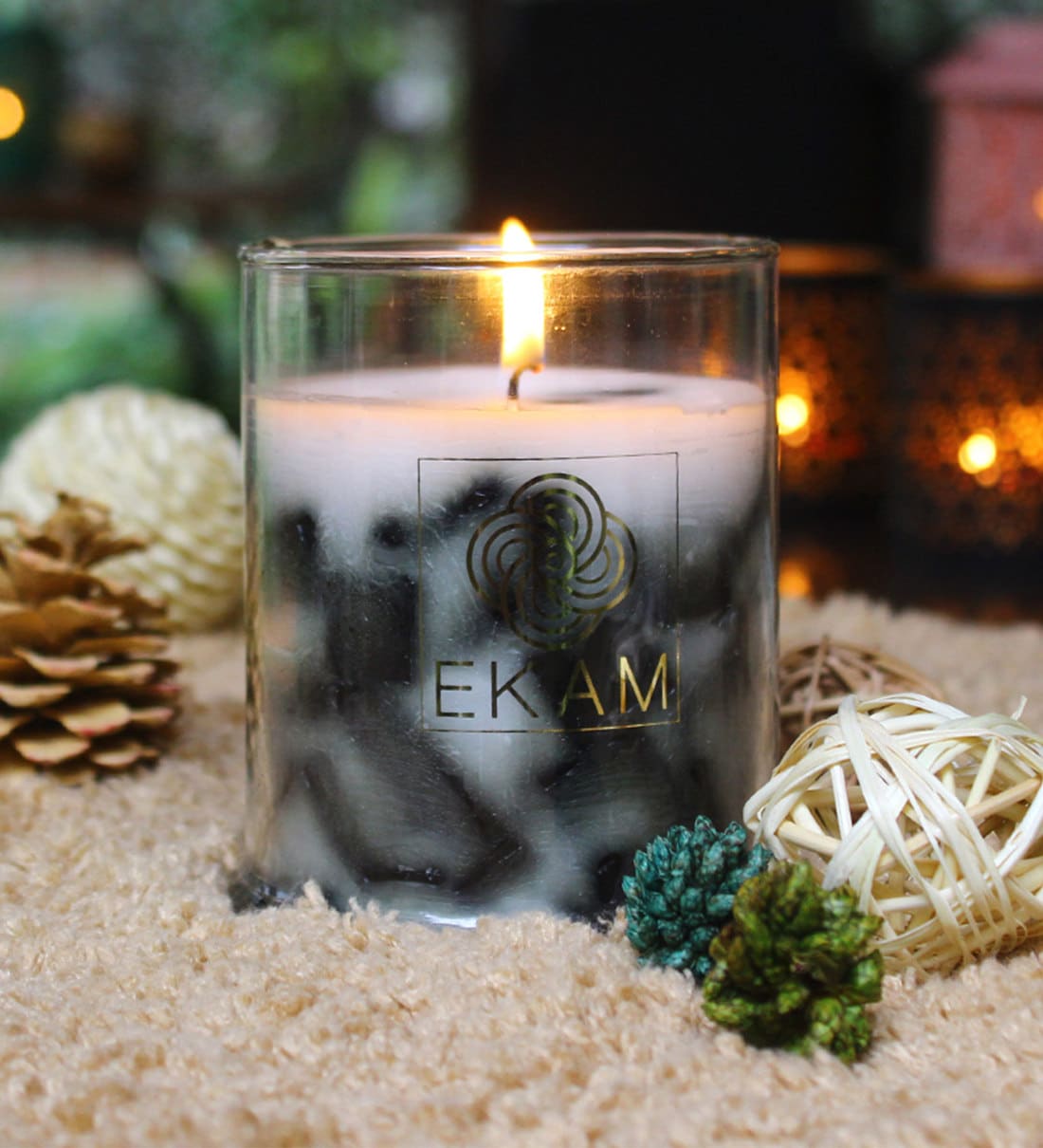 Buy Oudh Fine Aroma Scented Candle by Ekam at 36 OFF by EKAM Pepperfry