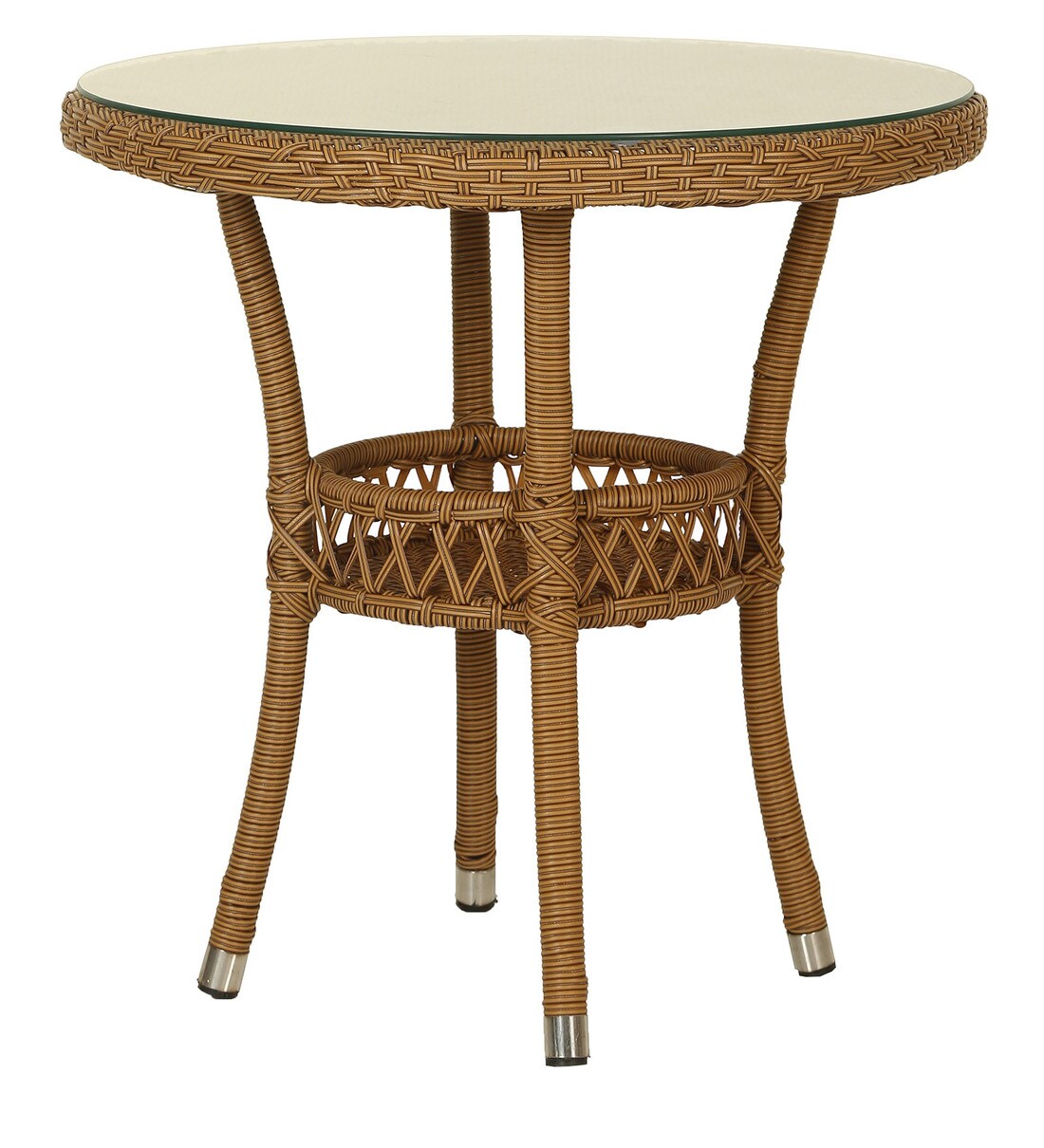 Buy Outdoor Coffee Table Set in Brown Colour by Ventura Online Patio