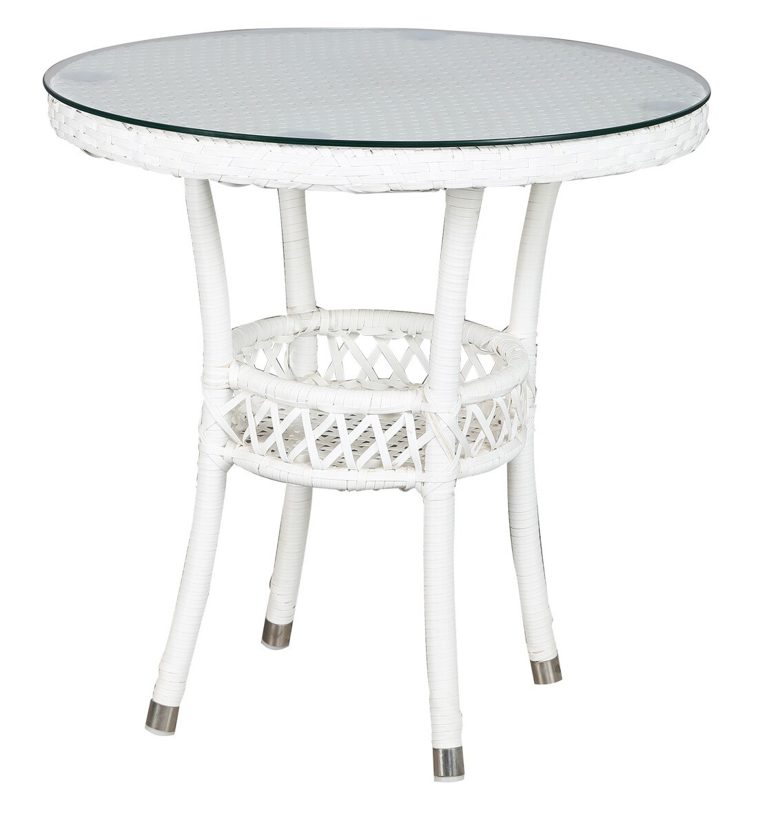 Buy Evon Outdoor Coffee table in White Colour by Ventura Online Patio