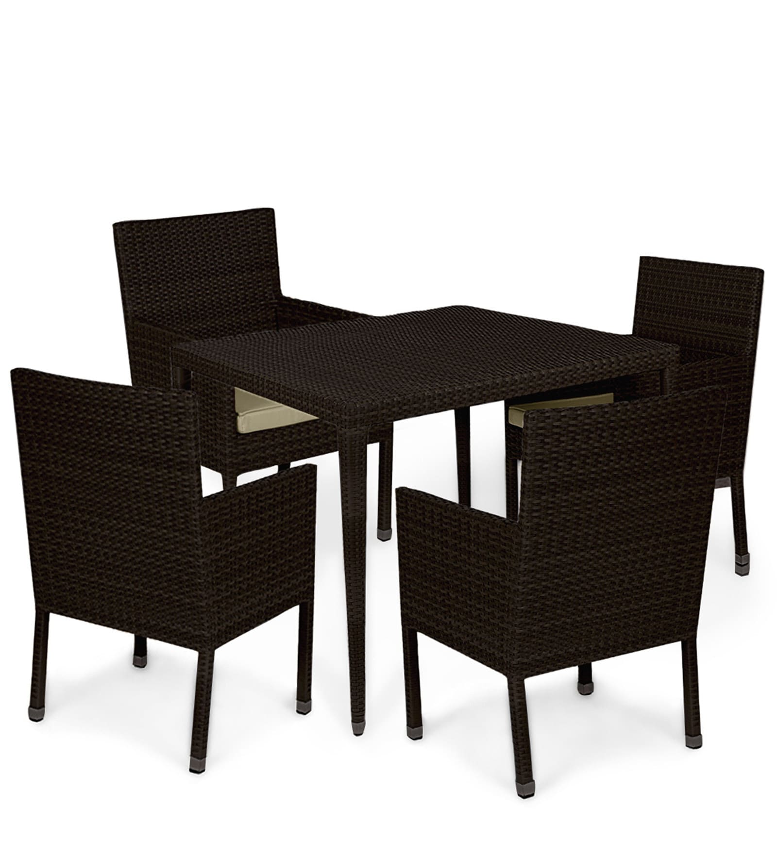 Buy Outdoor Dining Set (1T + 4C) by Svelte Online Outdoor Dining Sets