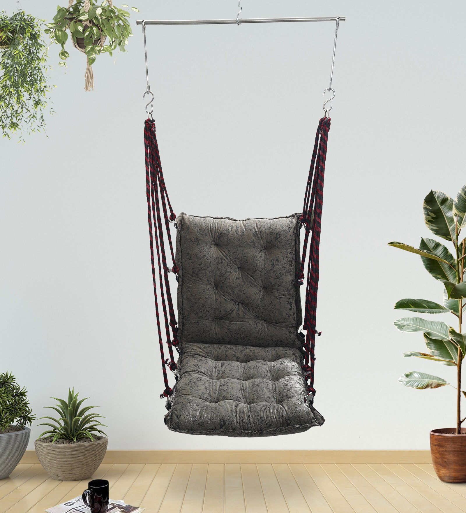 Fabric Swing in Grey Colour