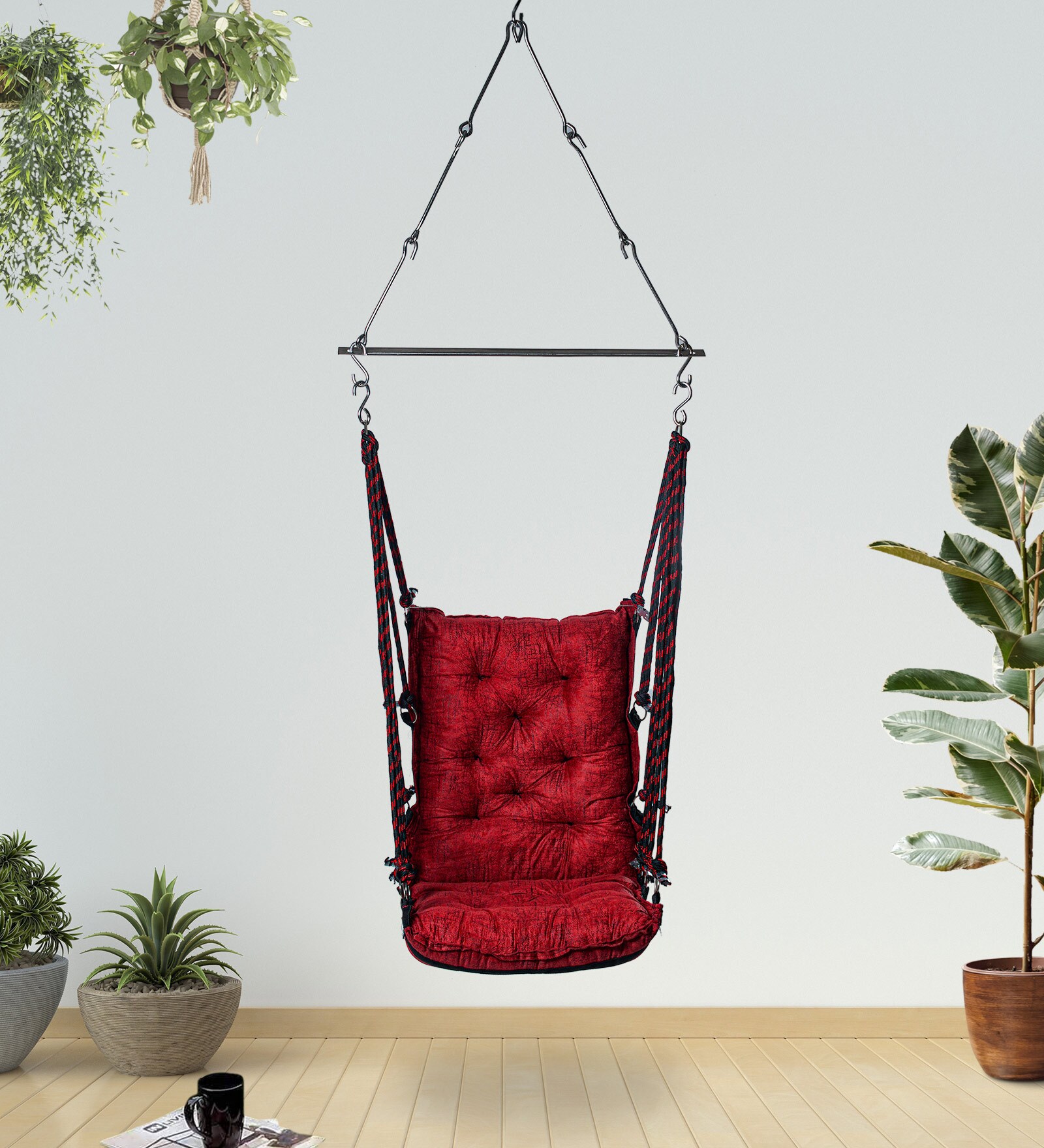 Fabric Swing in Red Colour Fabric Swing in Red Colour