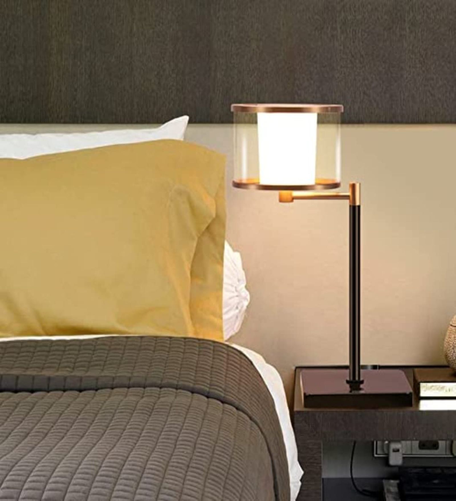 Outline LED Bronze Table lamp