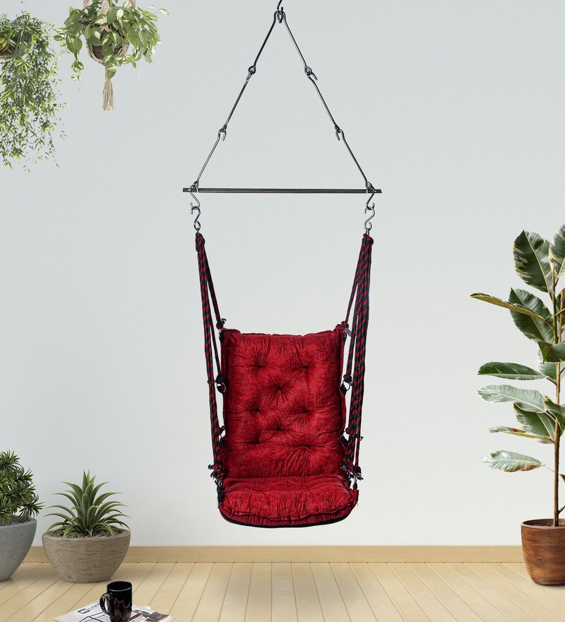 Buy Outdoor Swing in Red Colour by Swingzy Online Swings Swings