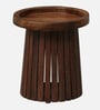 Oullins Mango Wood End Table In Tubbaq Finish