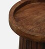 Oullins Mango Wood End Table In Tubbaq Finish