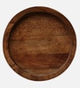 Oullins Mango Wood End Table In Tubbaq Finish