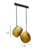 Ourense Brown Teracotta Handcrafted Contemporary Cluster Hanging Lights