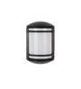 Lunar Black Metal Outdoor Wall Light