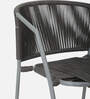 Outdoor Metal Outdoor Seating in Grey & Grey Finish
