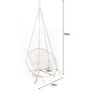 Indoor Fabric Swing in White Colour