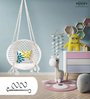 Indoor Fabric Swing in White Colour