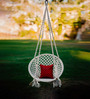 Indoor Fabric Swing in White Colour