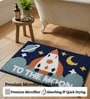 Blue To The Moon Non-Slip Bath Mat (40x60 CM)