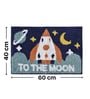 Blue To The Moon Non-Slip Bath Mat (40x60 CM)