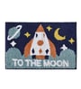 Blue To The Moon Non-Slip Bath Mat (40x60 CM)