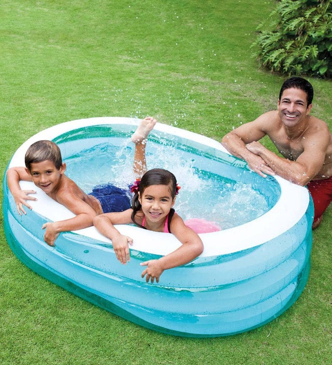 inflatable oval pool