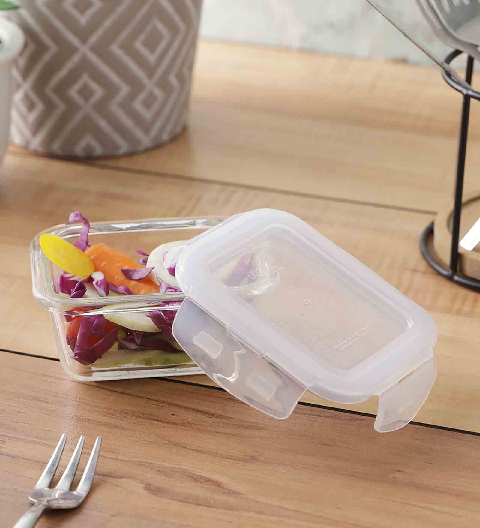 Oven Glass 160Ml Transparent Glass Airtight Food Storage Container