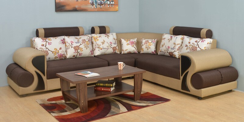 nilkamal l shape sofa set