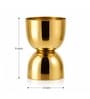 Gold Oval Peg Measurer With Handle