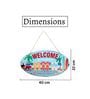 Oval Plates Big Wall Sign Welcome Beach Coastal Decor