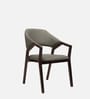 Oval Upholstered Dining Chair In Grey Colour (Set of 2)