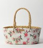 Oval Wicker Hamper Basket | Bamboo Basket | Cane Basket | Basket for Gift Hamper | Rattan Basket | Decorative Fruit Baskets