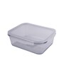 Oven Glass 2 Litres Transparent Glass Airtight Food Storage Container
