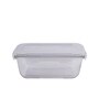 Oven Glass 380Ml Transparent Glass Airtight Food Storage Container