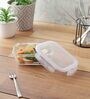 Oven Glass 380Ml Transparent Glass Airtight Food Storage Container