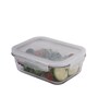 Oven Glass 630Ml Transparent Glass Airtight Food Storage Container