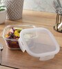 Oven Glass 750Ml Transparent Glass Airtight Food Storage Container
