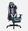 Overpower Leatherette Gaming Chair in Black & Purple Colour