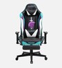 Overpower Leatherette Gaming Chair in Black & Purple Colour
