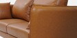 Owen Leatherette 3 Seater Sofa in Tan Colour