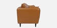 Owen Leatherette 3 Seater Sofa in Tan Colour