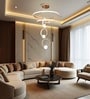 Owen| 60 Cm |Height Adjustable | 3 Light Mode | Modern LED Ceiling Chandelier for Living Room, Dining, Bedroom, Hall, Kitchen, Office,Luxury Decorative Lighting