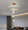 Owen| 60 Cm |Height Adjustable | 3 Light Mode | Modern LED Ceiling Chandelier for Living Room, Dining, Bedroom, Hall, Kitchen, Office,Luxury Decorative Lighting
