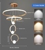 Owen| 60 Cm |Height Adjustable | 3 Light Mode | Modern LED Ceiling Chandelier for Living Room, Dining, Bedroom, Hall, Kitchen, Office,Luxury Decorative Lighting