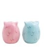 Owl Be There Blue & Pink Ceramic (Set of 2) Salt & Pepper Shaker